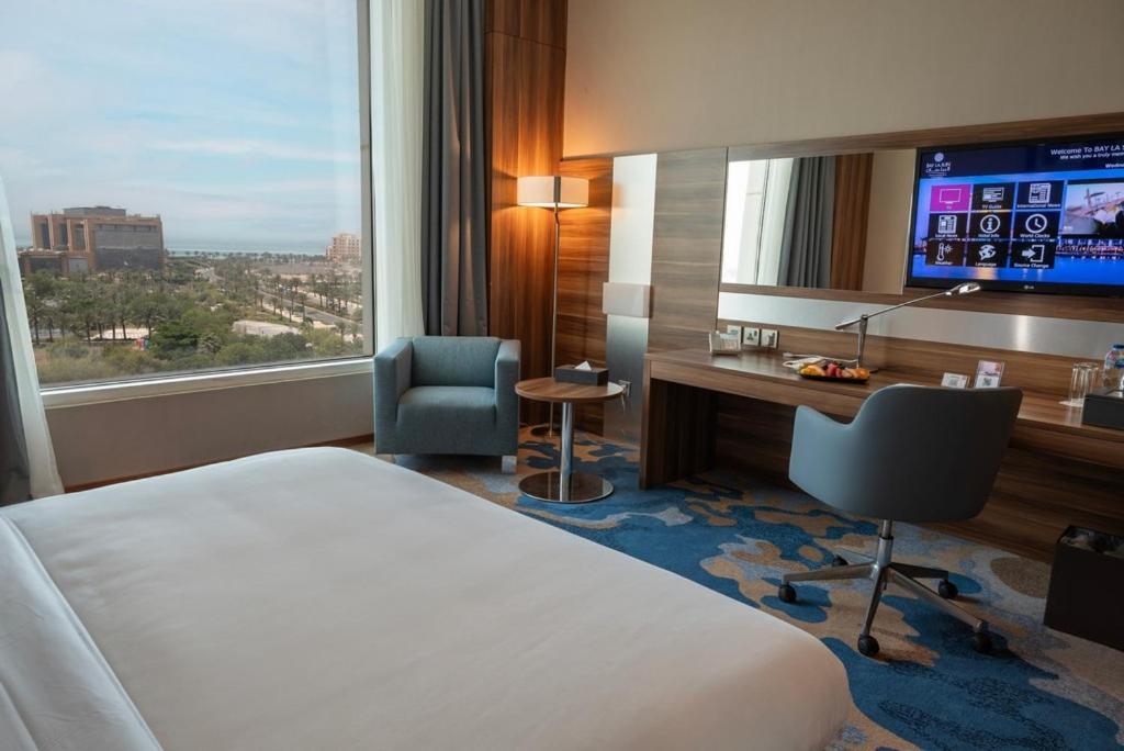 Bay La Sun Hotel And Marina - Emaar King Abdullah Economic City Экстерьер фото A room at the hotel